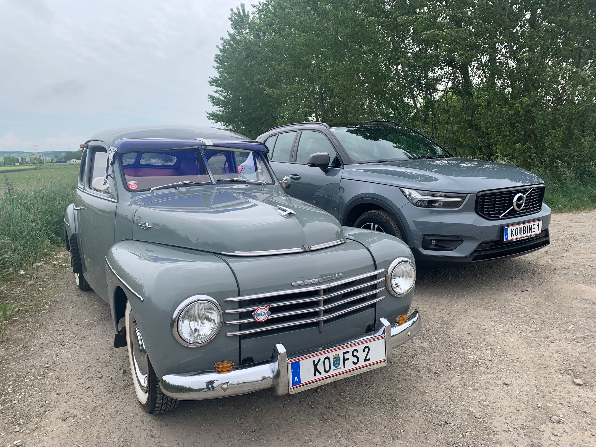 Gustaf und Oscar – unsere beiden Volvos