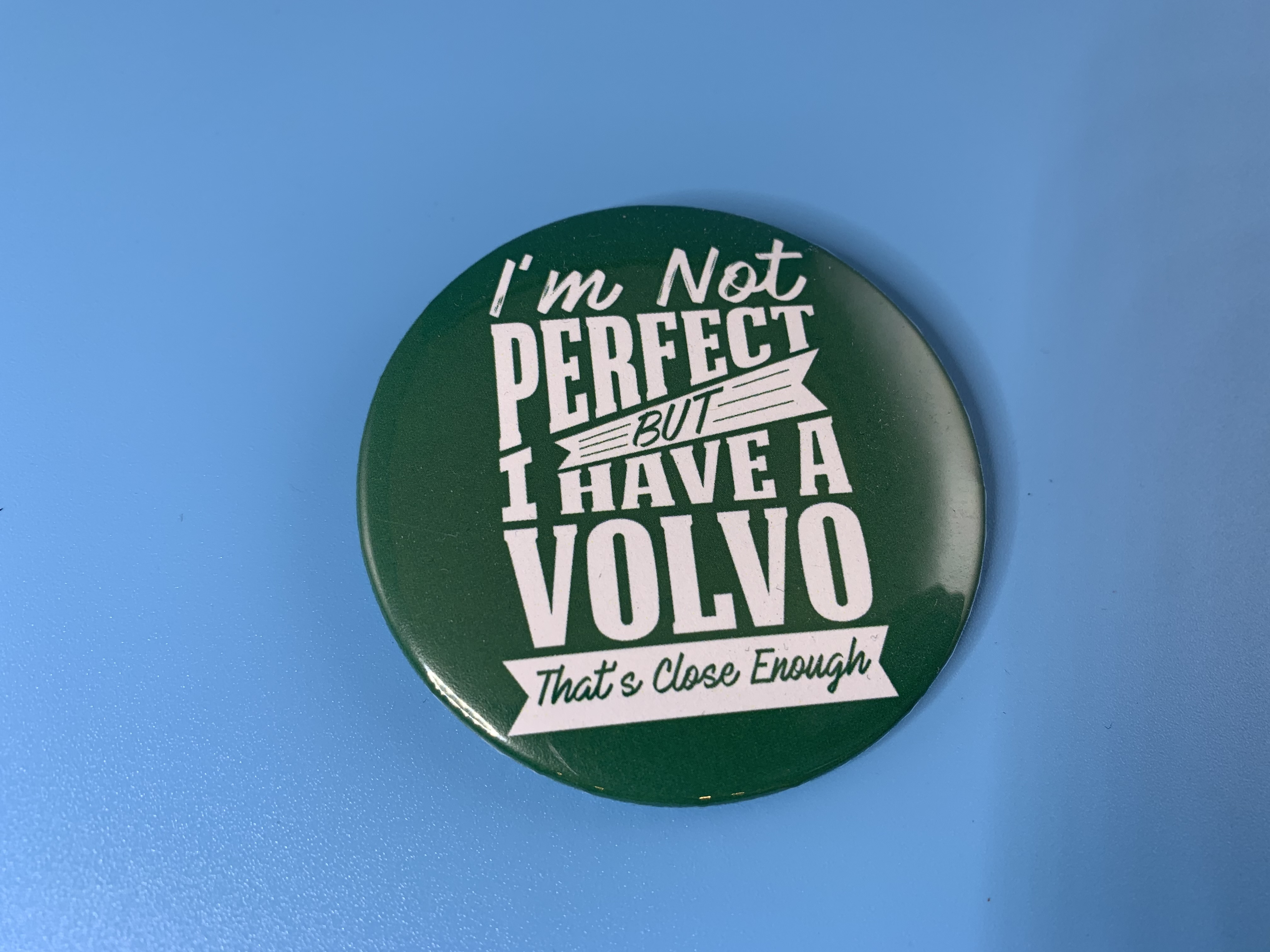 Badge I'm not perfect 56mm