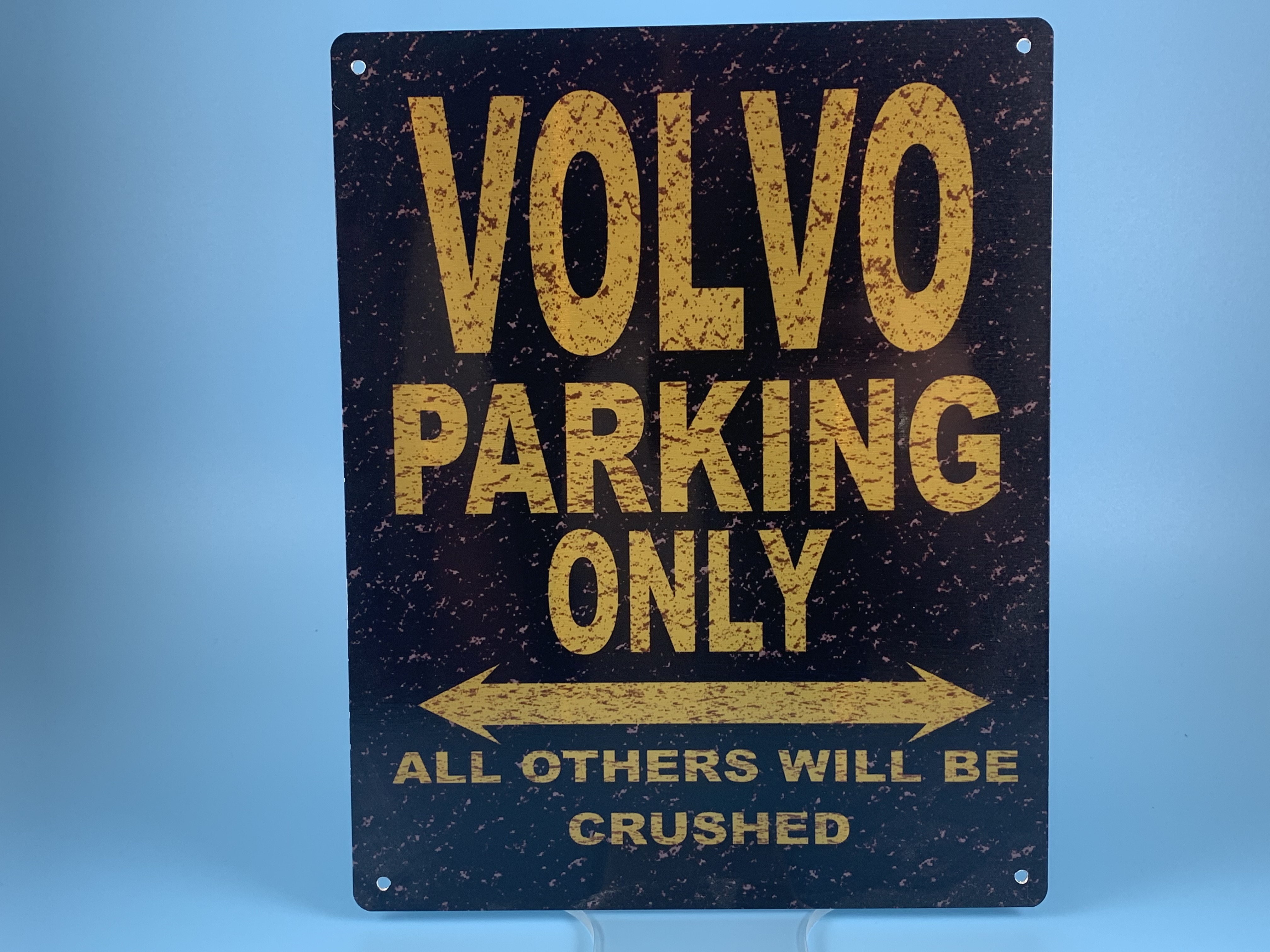 Blechschild Volvo Parking Only