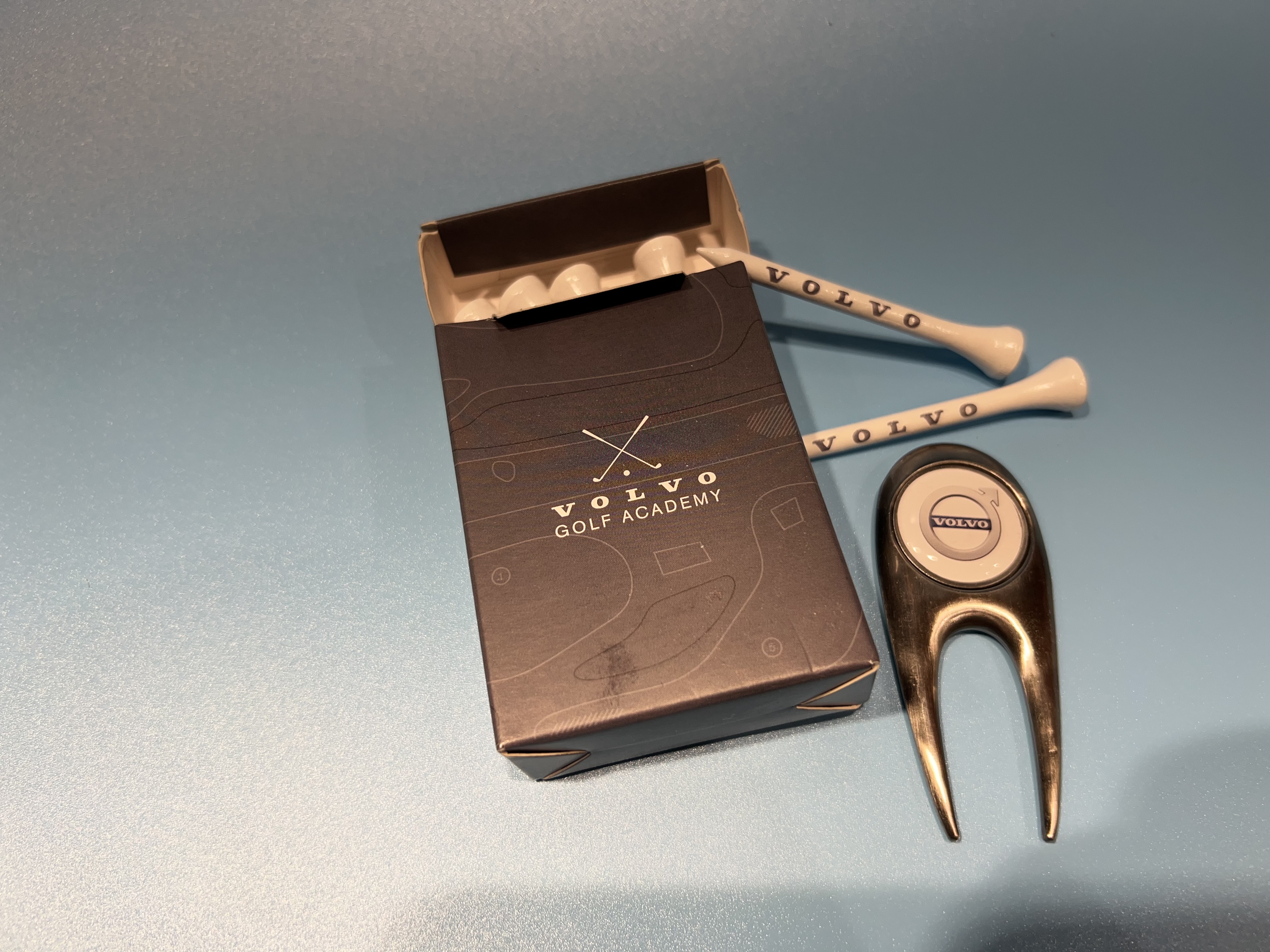 Golftees und Pitchgabel