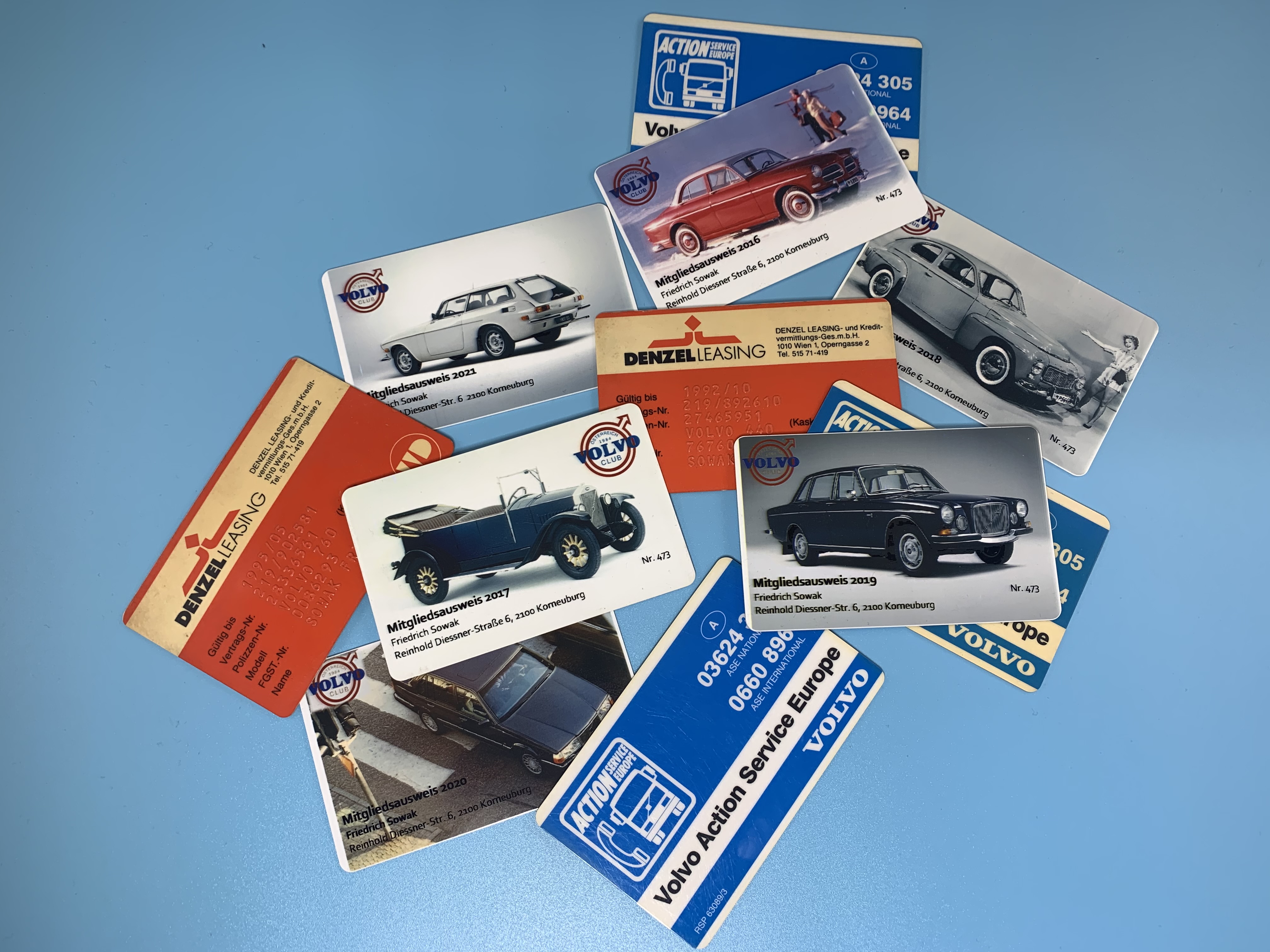 Karten diverse Leasing Club Truck