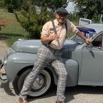 Friedrich Sowak mit Gustaf