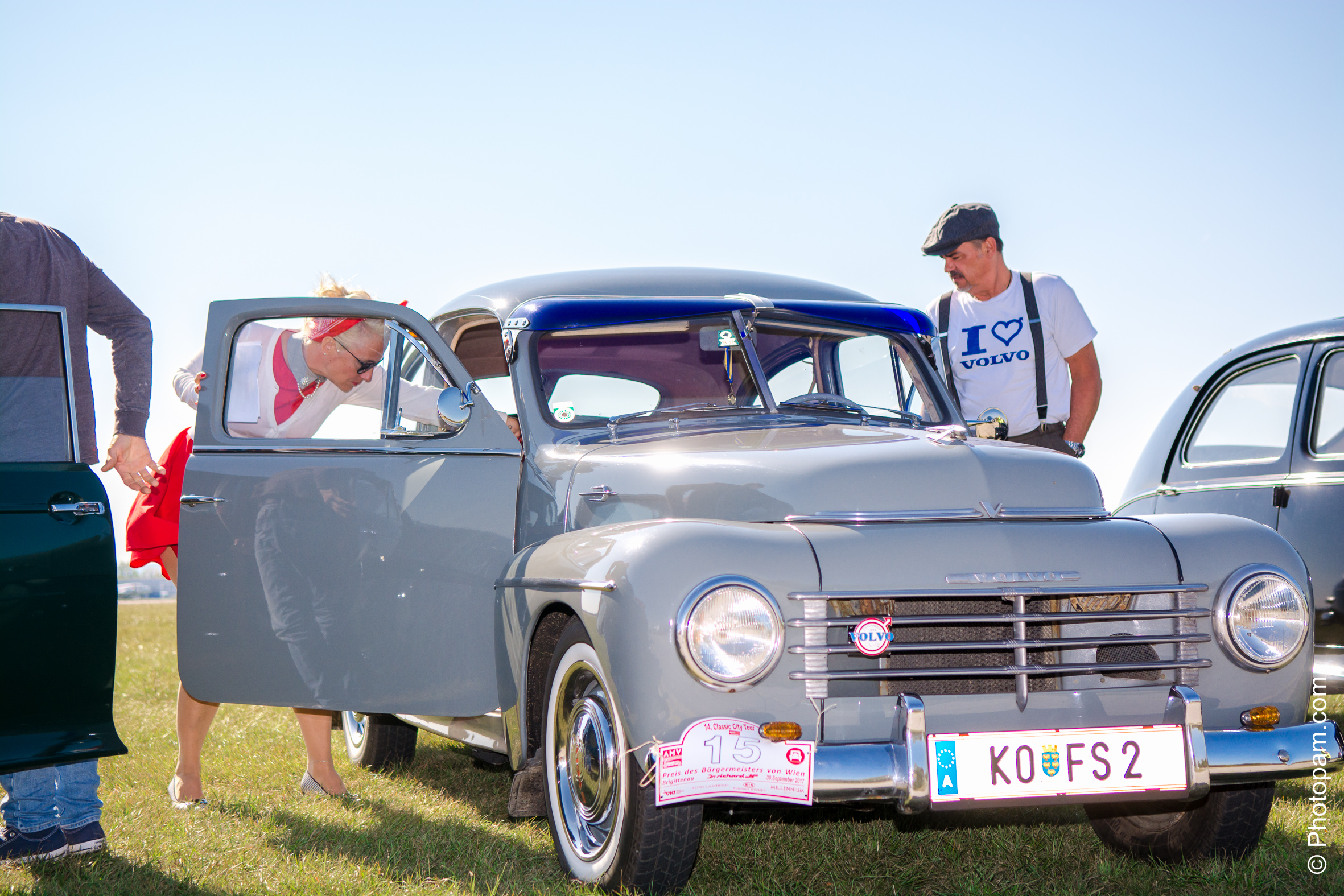 Gustaf bei Oldtimer-Event