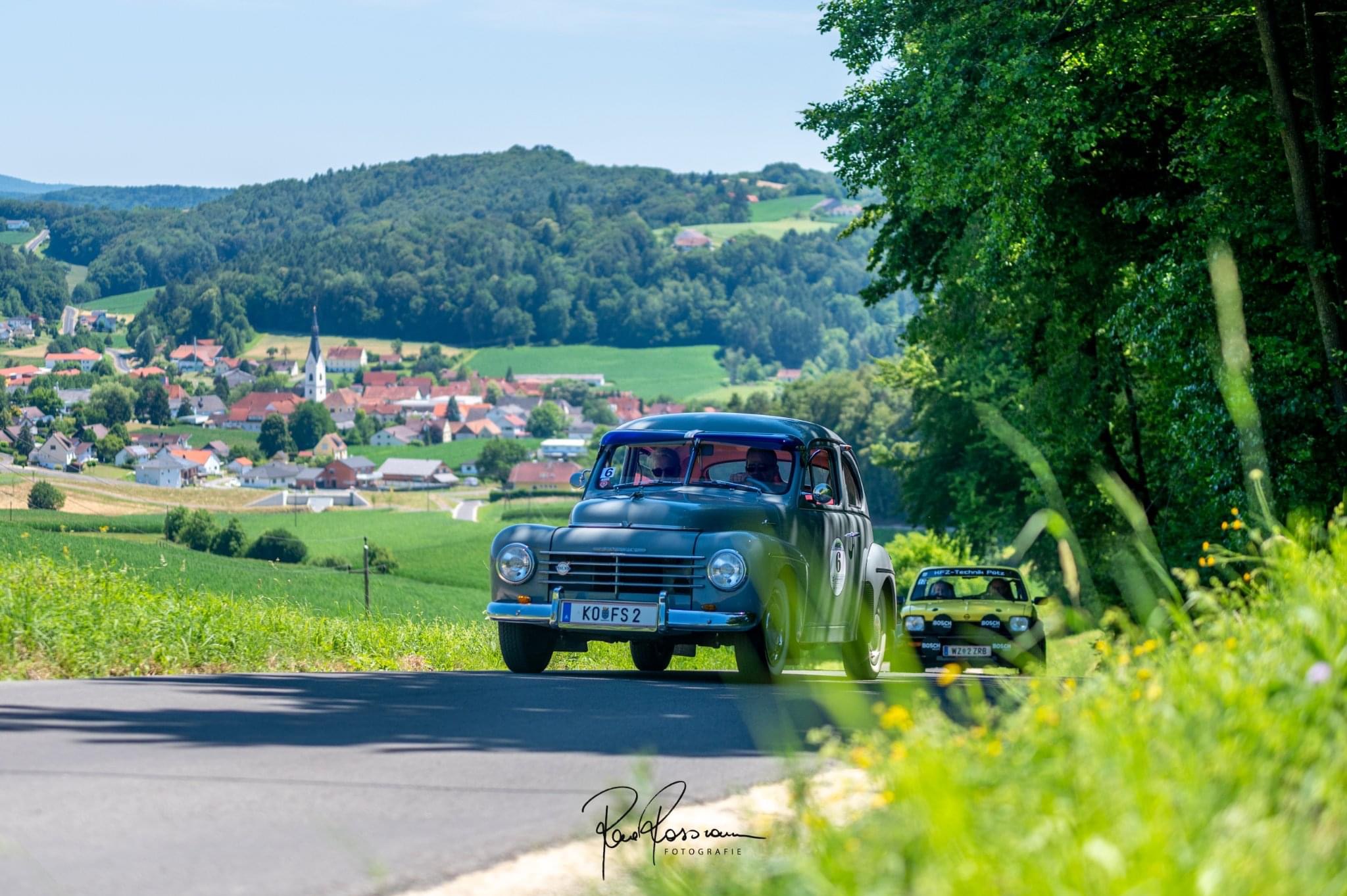 Gustaf in der österreichischen Landschaft