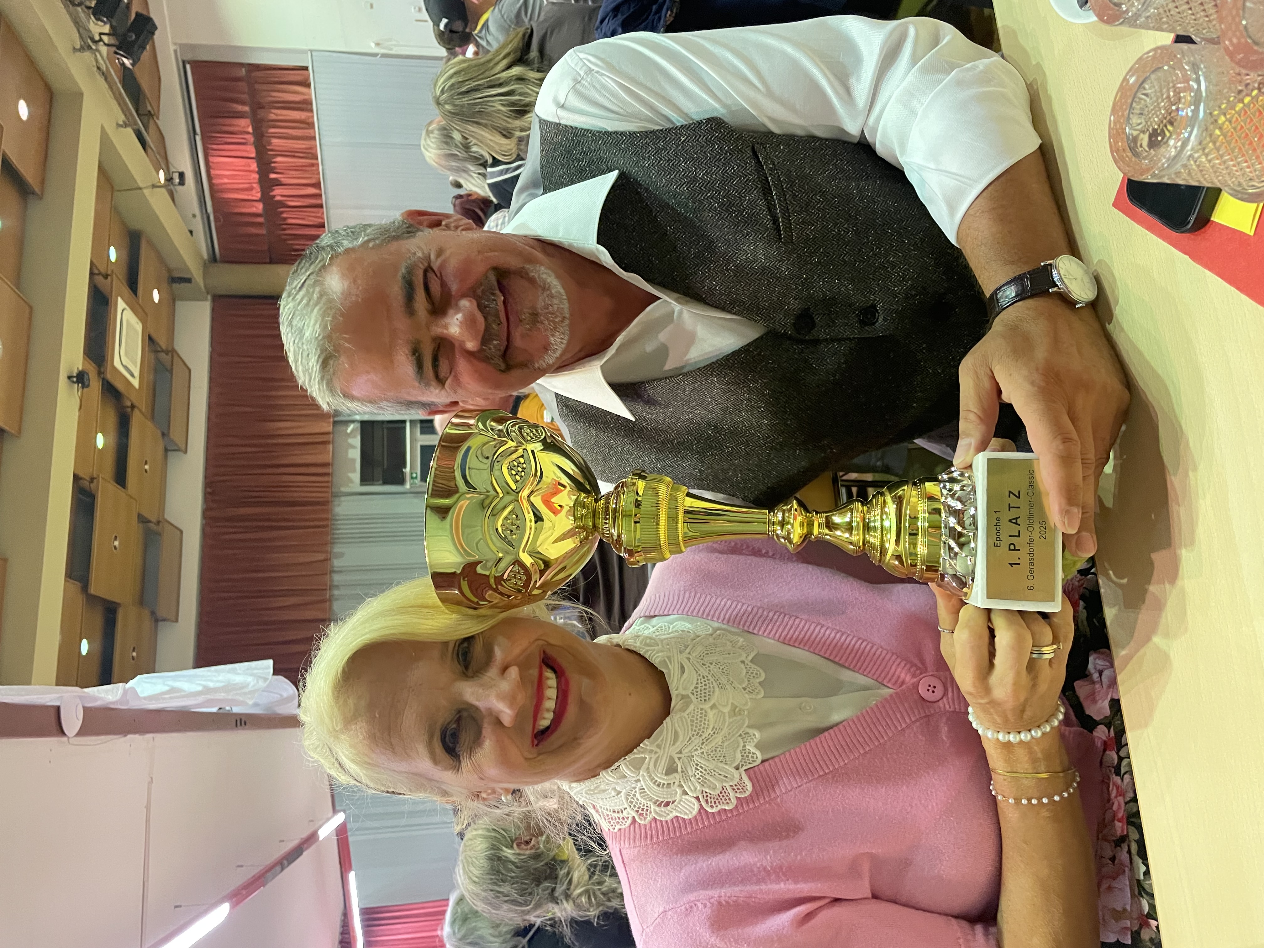 Friedrich und Sabine gewinnen den 1. Platz