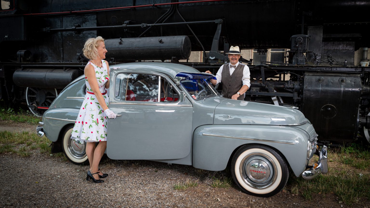 Gustaf bei der Rallye