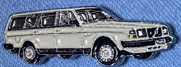 Volvo 245 Estate Pin weiß