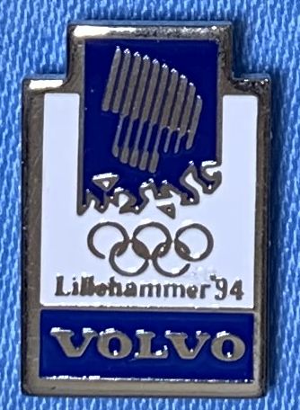 Lillehammer 1994 Pin weiß