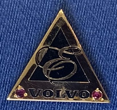 Tiffany E Gold Rubin Pin